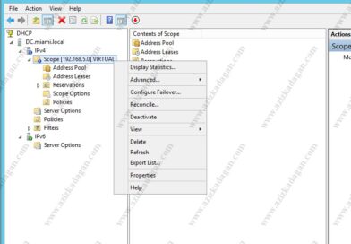 WİNDOWS SERVER 2012 R2 DHCP SERVER KURULUMU VE YAPILANDIRILMASI